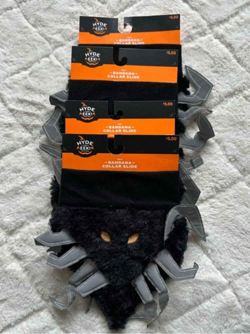 Hyde & EEK! Boutique | Spider Dog Collar Slide Bandana | Size One Size